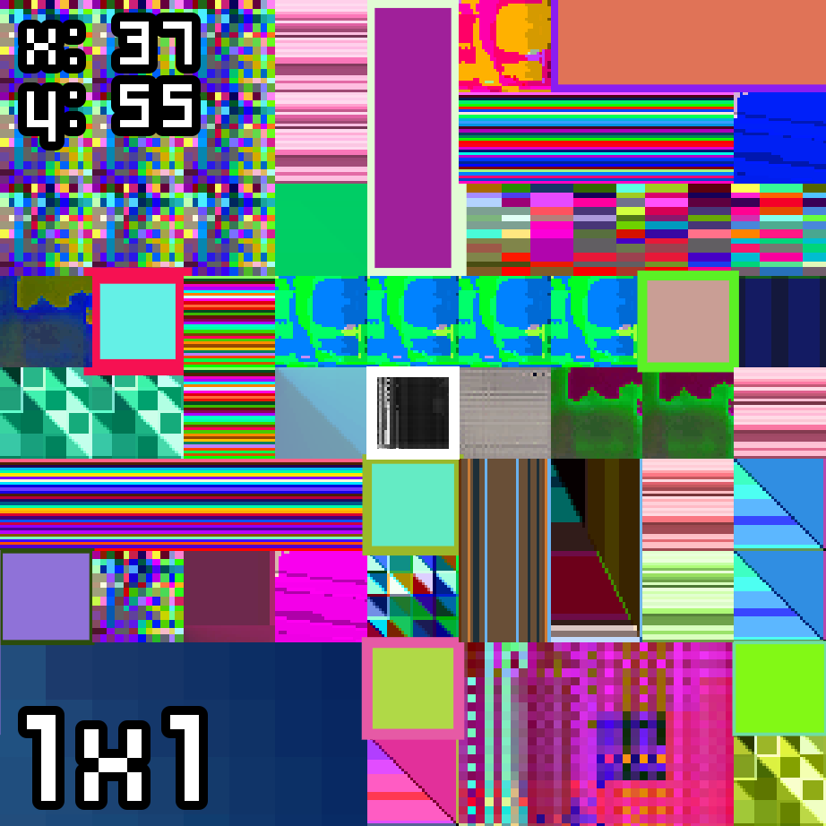 XITY #109 - x:37 y:55 - 1x1